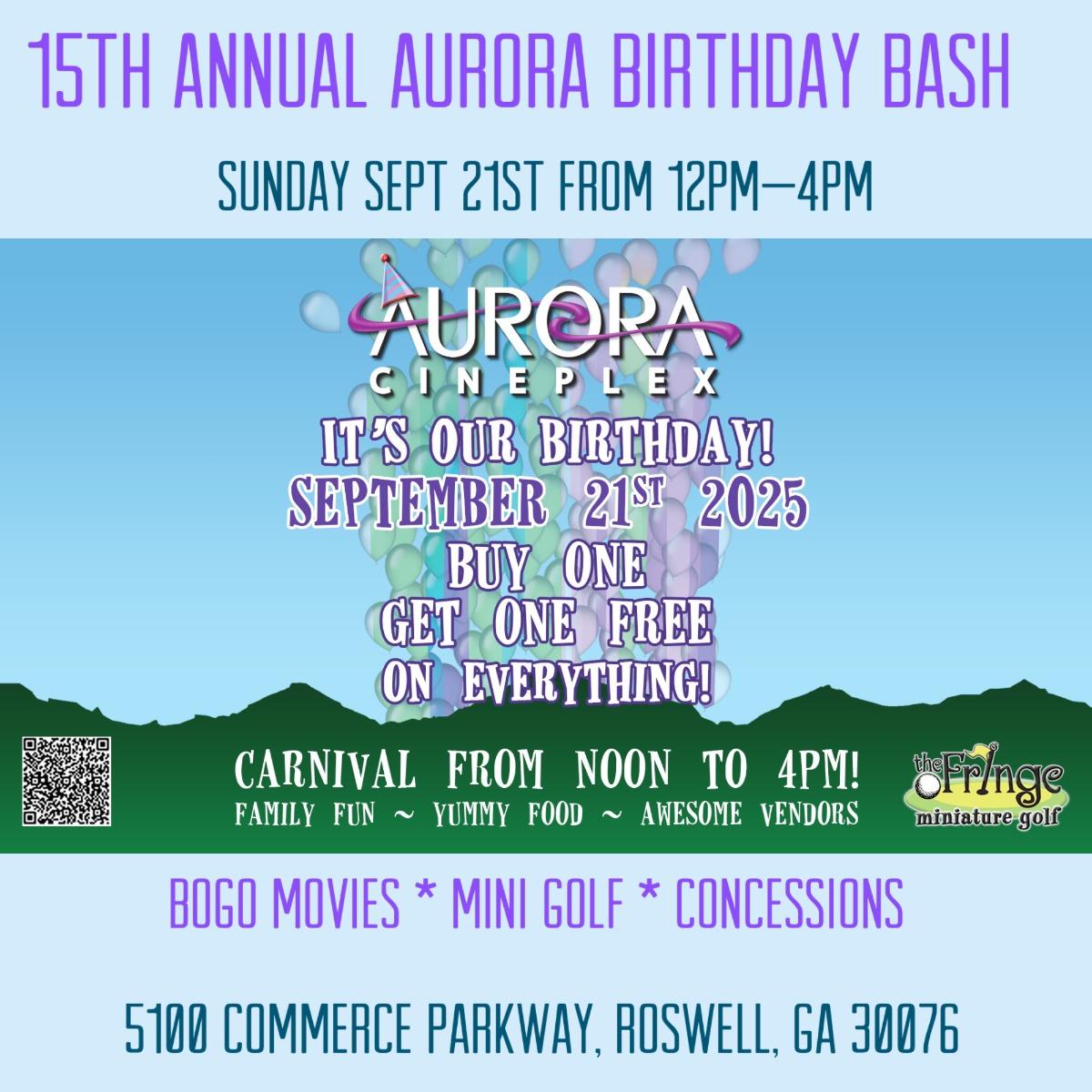 Sq. Aurora Bday Bash Sept 21 2025