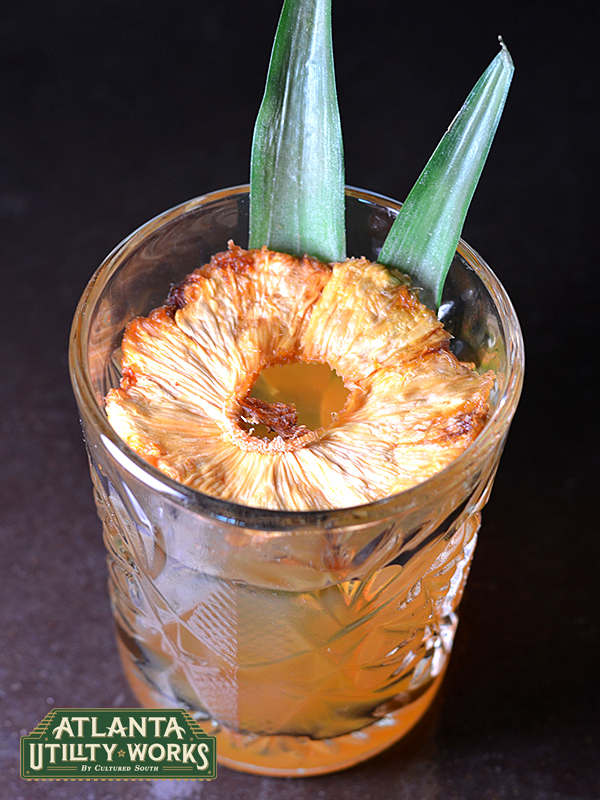 Jim Beam Pineapple Tiki Old Fashioned   ATL Utility Works