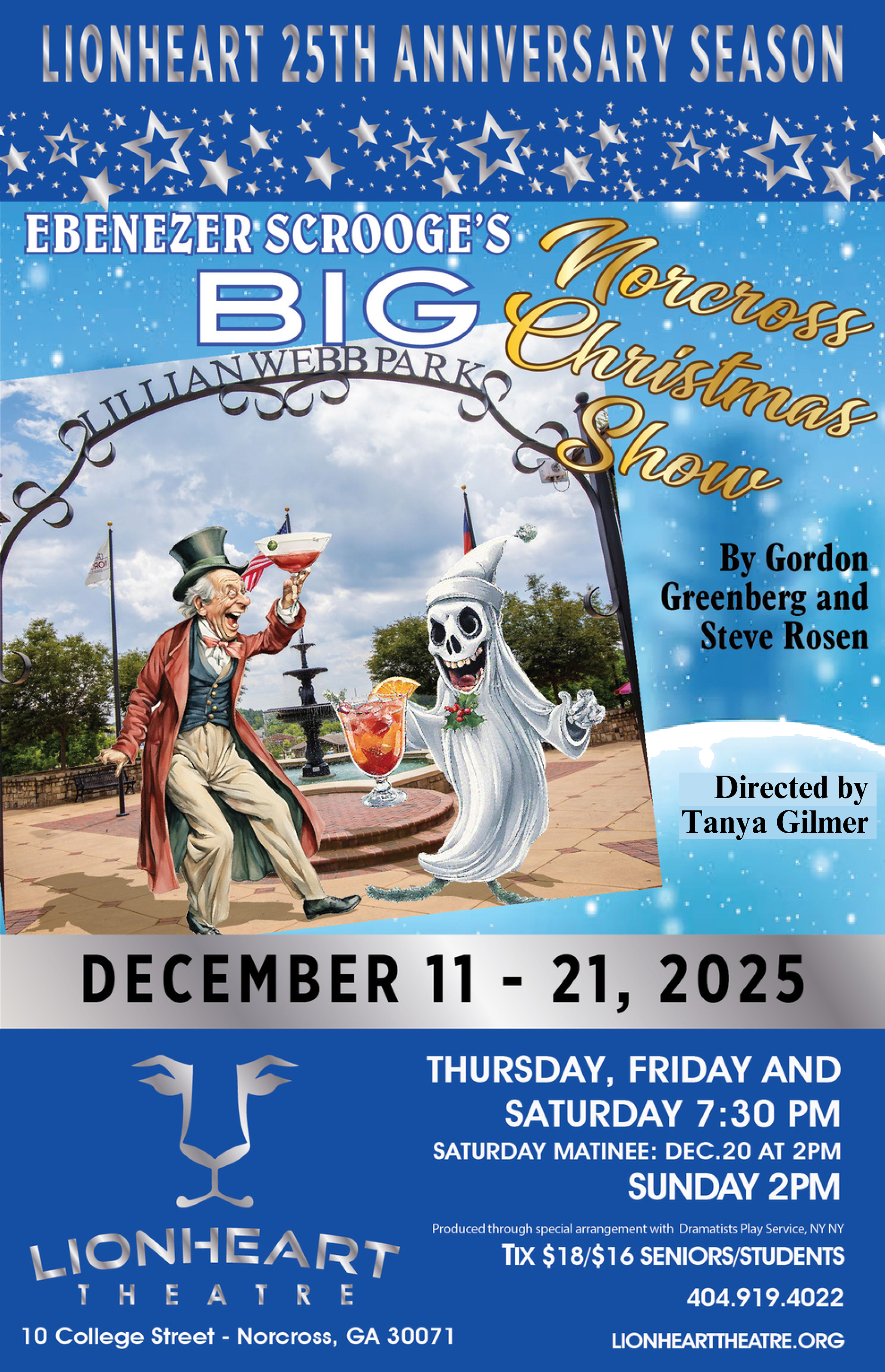 Ebenezer Scrooge December Show