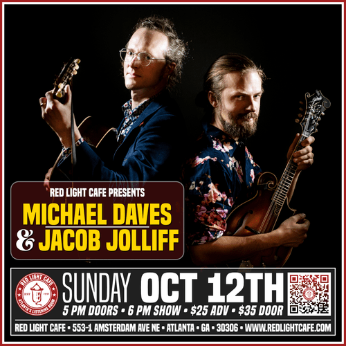 Michael Daves Jacob Jolliff Red Light Cafe Atlanta Ga Oct 12 2025