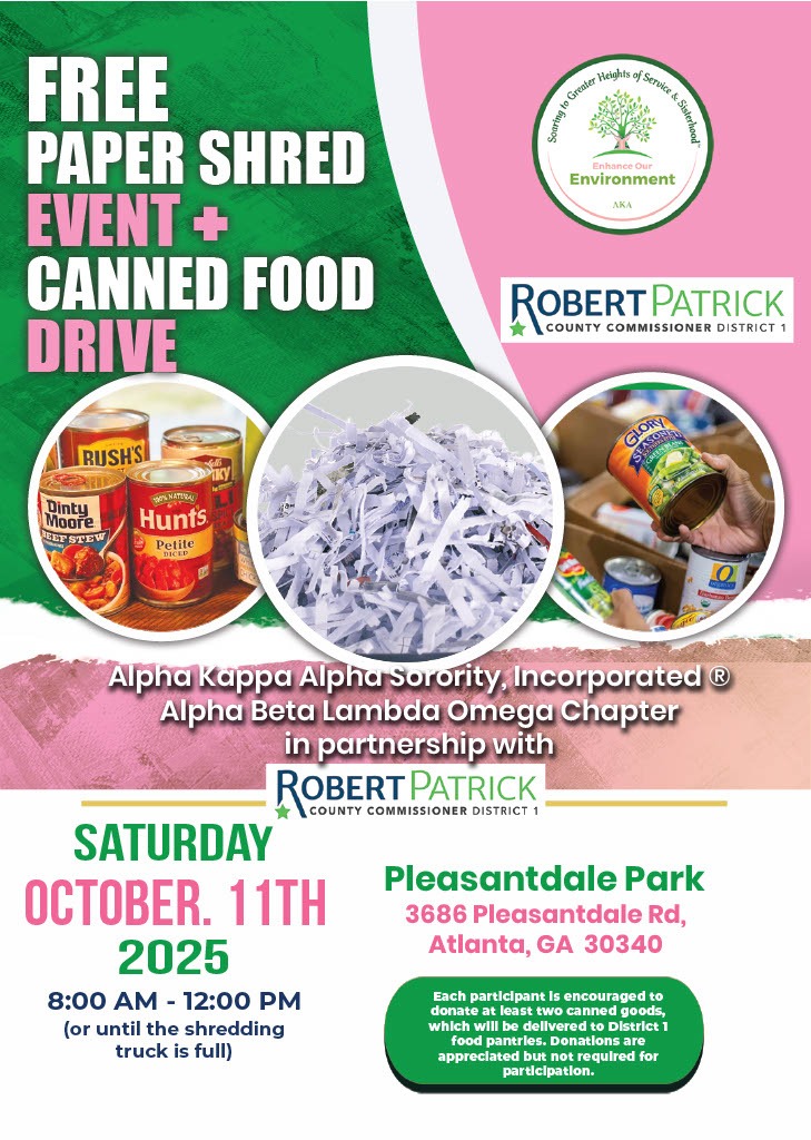 Paper Shred Event Canned Food Drive 10 11 2025