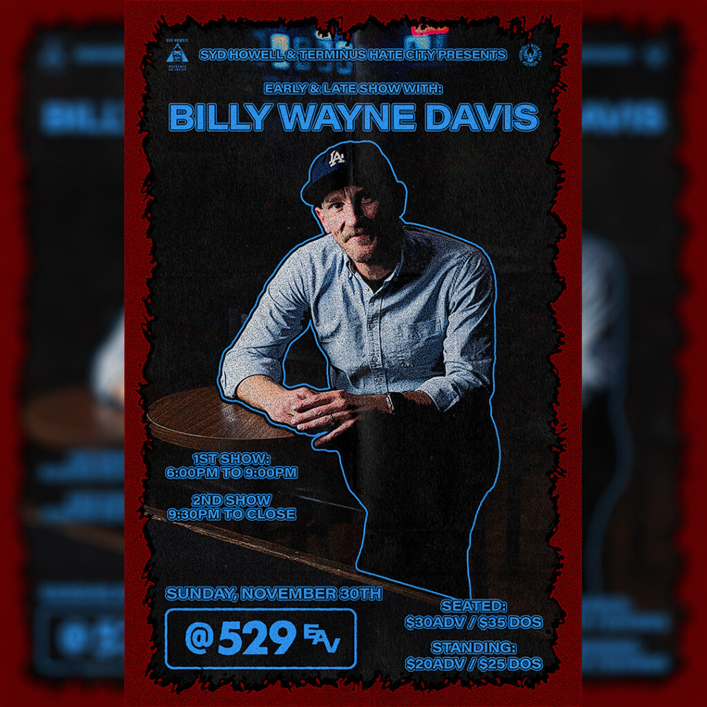 Flyer 11.30.25 Billy Wayne Davis SQ 1 1024x1024