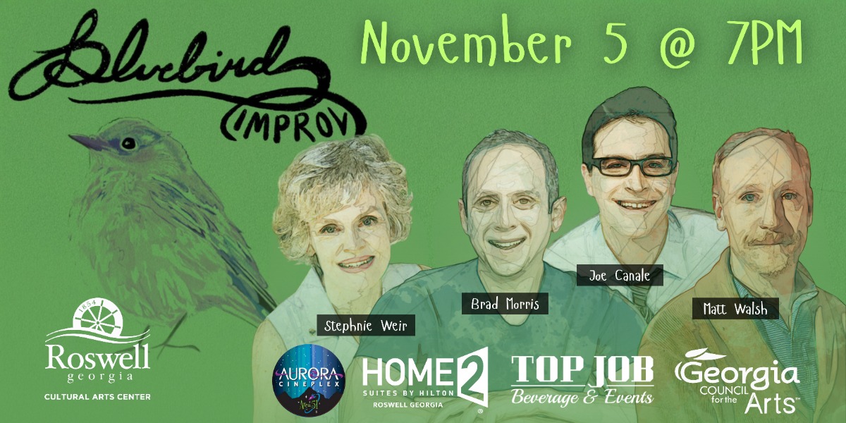 Bluebird Improv Banner