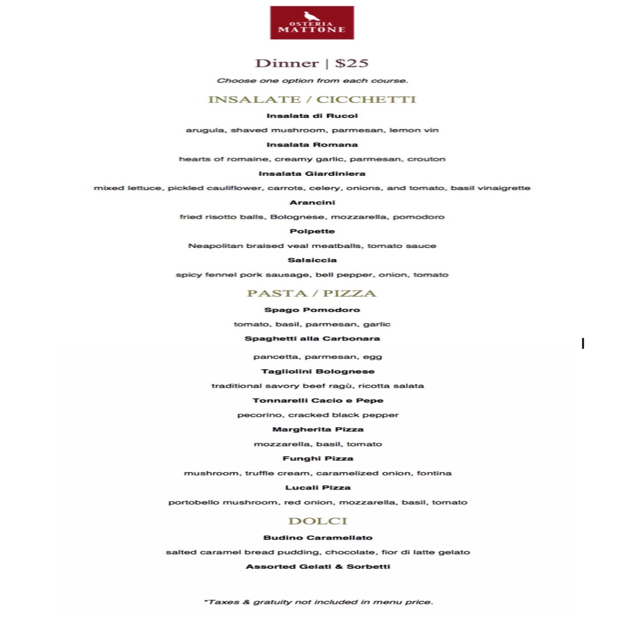 OM Dinner Menu RRW 2019   2