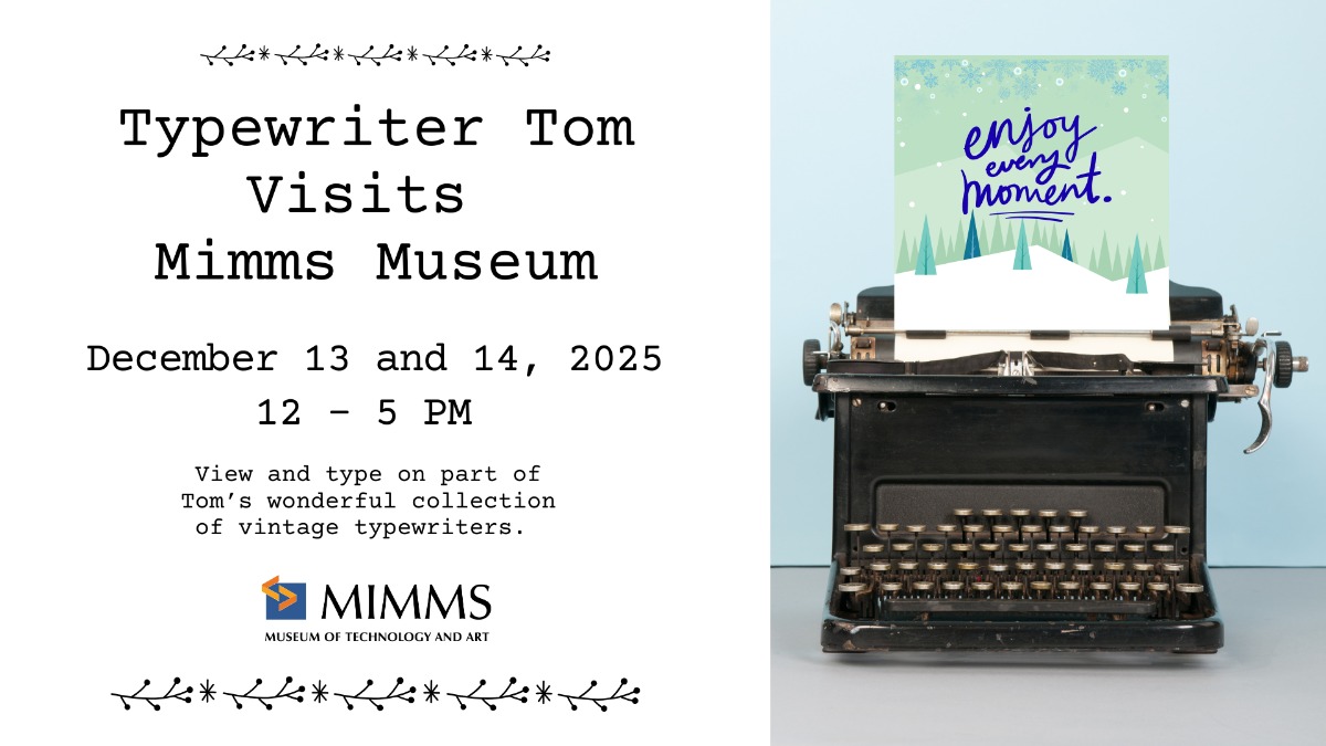 Typewriter Tom Winter Presentation