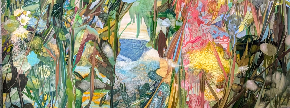 Banner A Way To Know The Fugitive World 2025 78 X 66 Inches Acrylic On Canvas