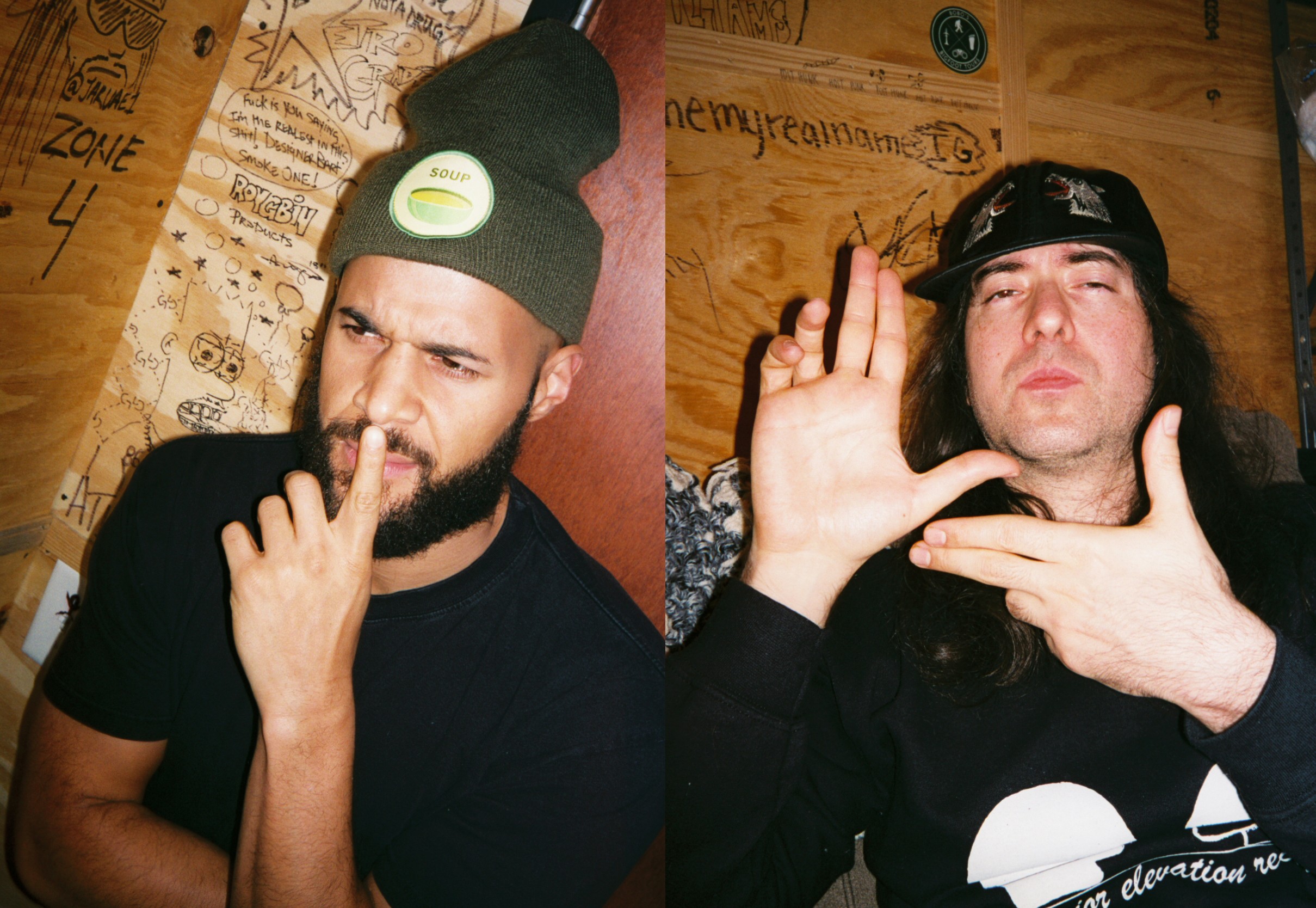 Homeboy Sandman (left) and Edan. Photo by Brandon English