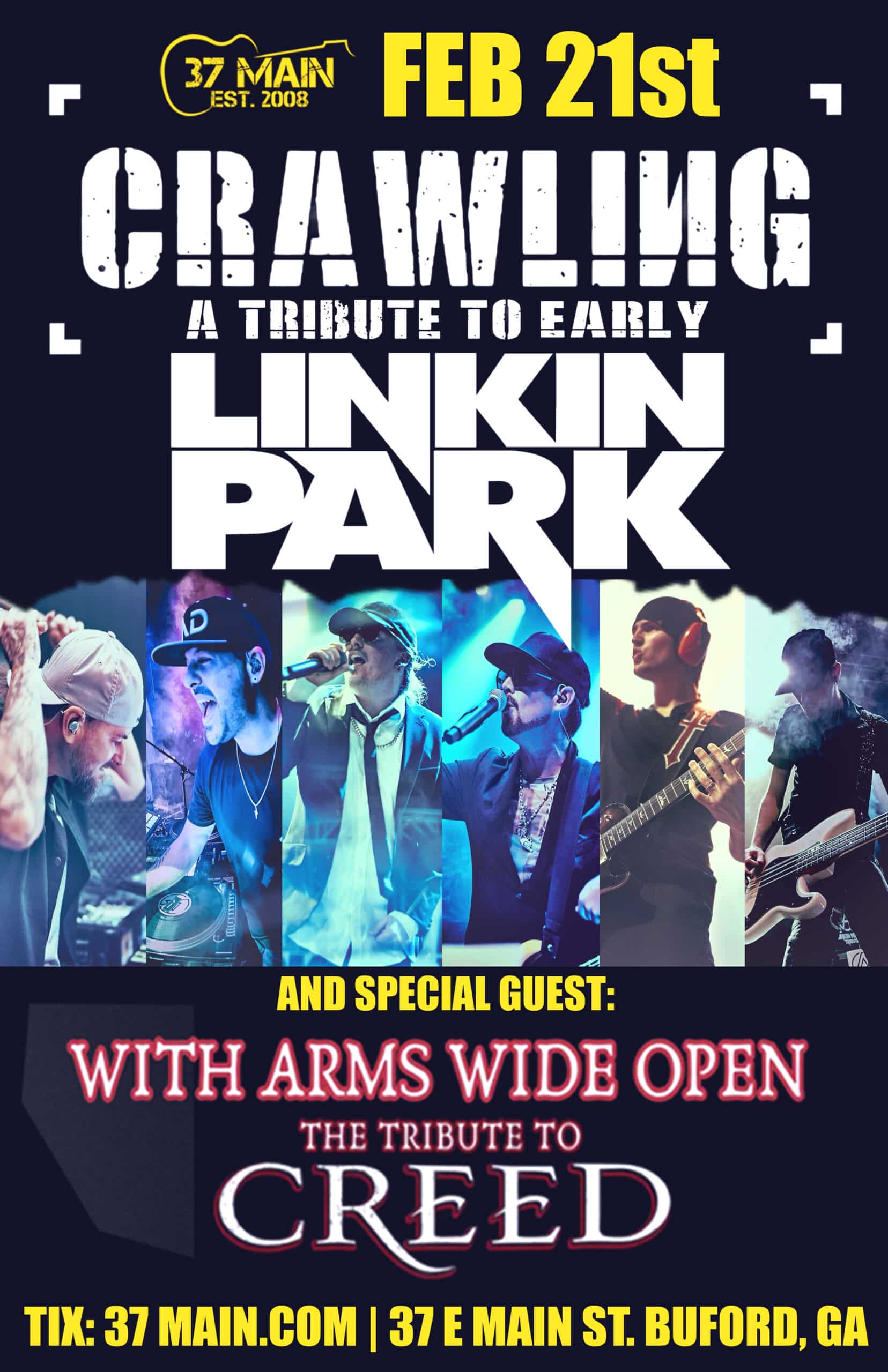 LINKIN PARK AND CREEK FEB 21 FLYER VERTICAL Copy Scaled