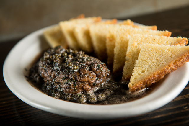 Veal brains at Holeman & Finch Public House Creative Loafing