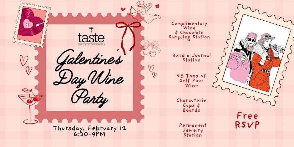 Galentine's Day Wine Party