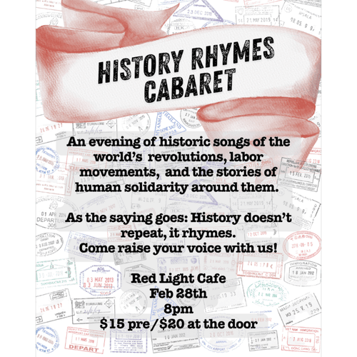 History Rhymes Cabaret Red Light Cafe Atlanta Ga Feb 28 2026 SQ