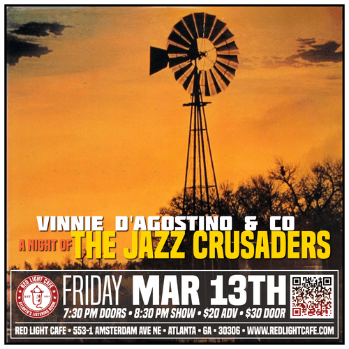Vinnie Dagostino The Jazz Crusaders Funk Red Light Cafe Atlanta Ga Mar 13 2026 SQ