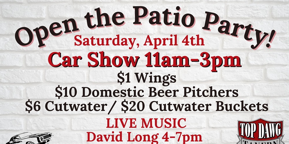 Open The Patio Party