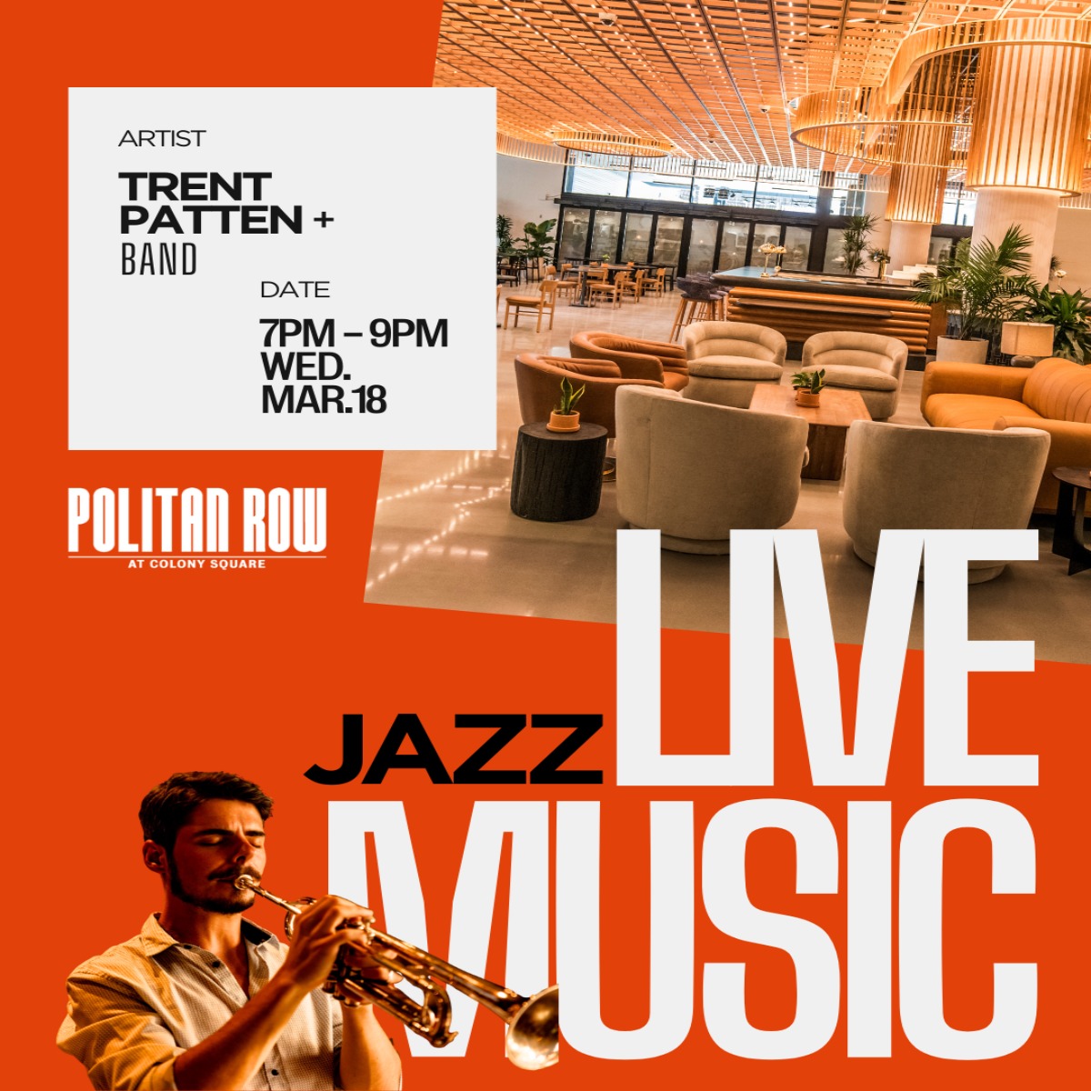 Live Jazz Music Politan Row CSQ