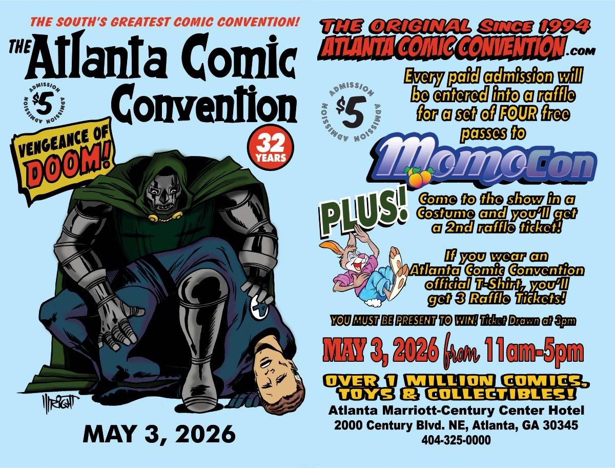 ATLANTA COMIC CONVENTION MAY 2026 Facebook Ad