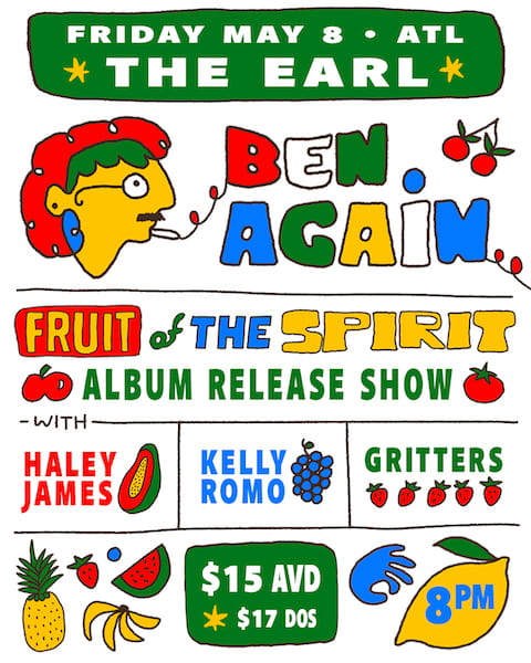 BENAGAIN FOTS RELEASE SHOW THE EARL SOCIAL 2
