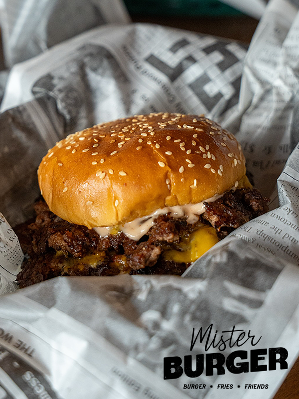 Double Smash Burger   Mr Burger