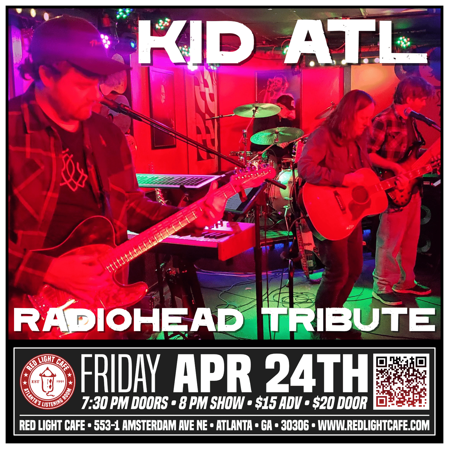 Kid Atl Radiohead Tribute Red Light Cafe Atlanta Ga Apr 24 2026 SQ