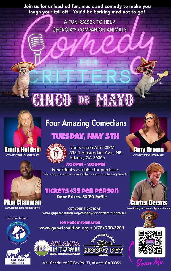 New Comedy For Critters Front 4 8 2026