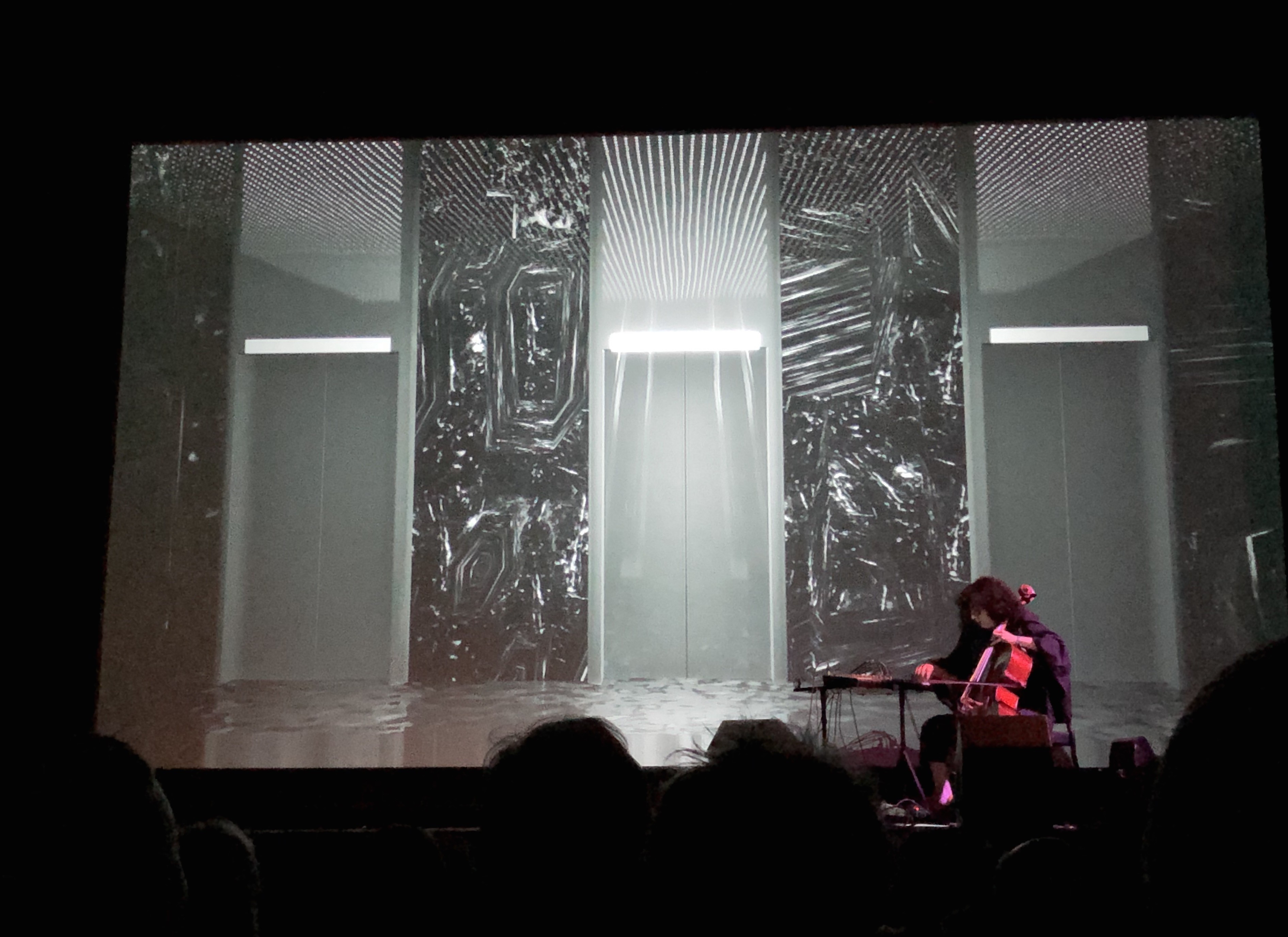 Clarice Jensen at the Bijou Theatre. Photo by Bobby Power.