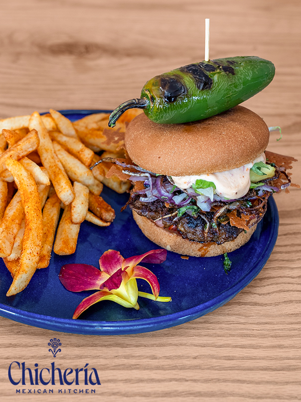 Chorizo Smash Burger   Chicheria Mexican Kitchen