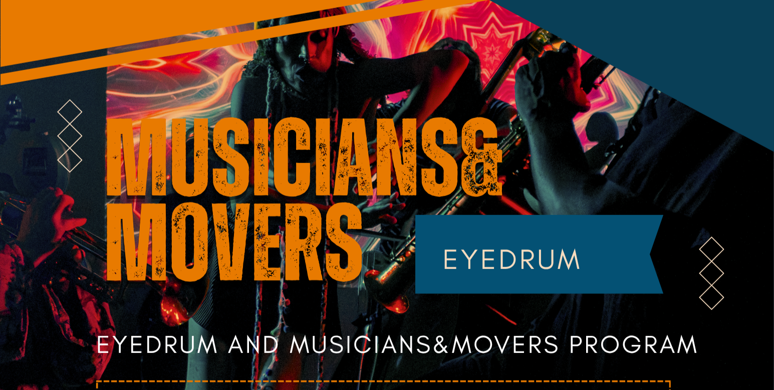 Blue+and+Orange+Geometric+Music+Concert+Program