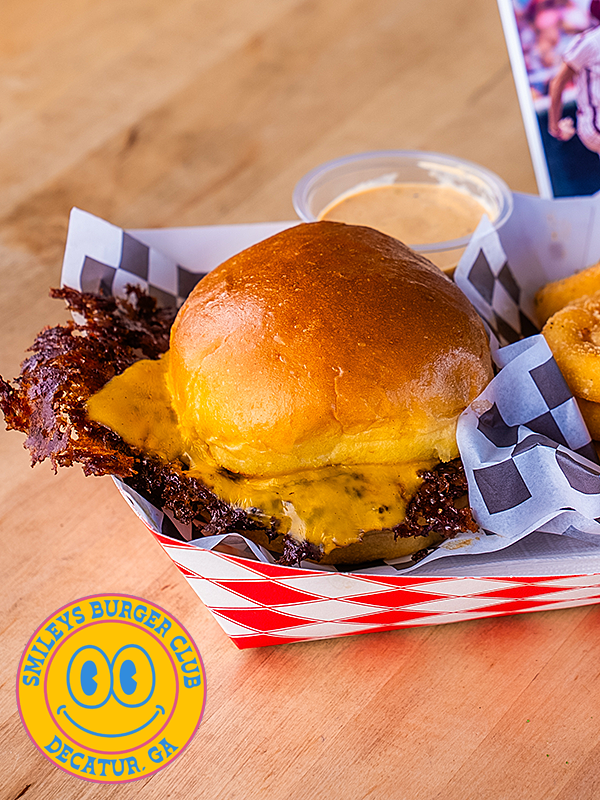 Smileys Double   Smiley's Burger Club