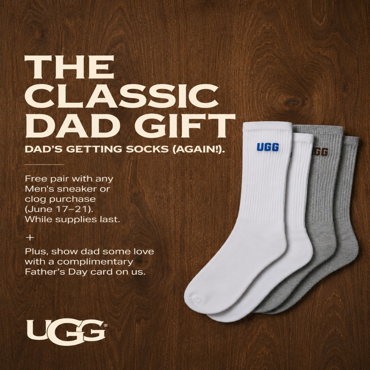 UGG Father's Day 2026 Promotion