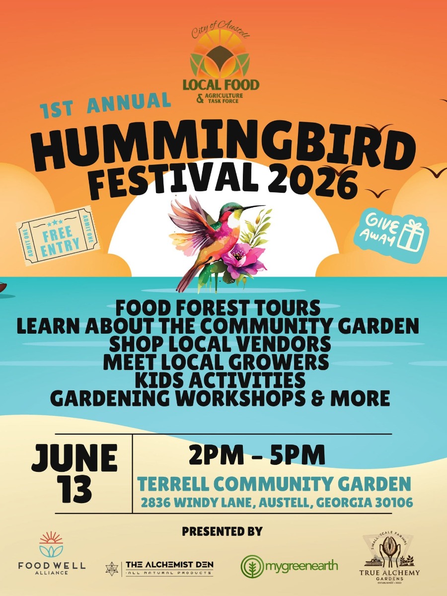 1st Annual Hummingbird Festival Flyer
