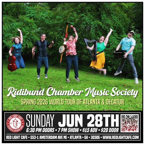 The Ridibund Chamber Music Society Spring 2026 World Tour Red Light Cafe Atlanta Ga Jun 28 2026 SQ