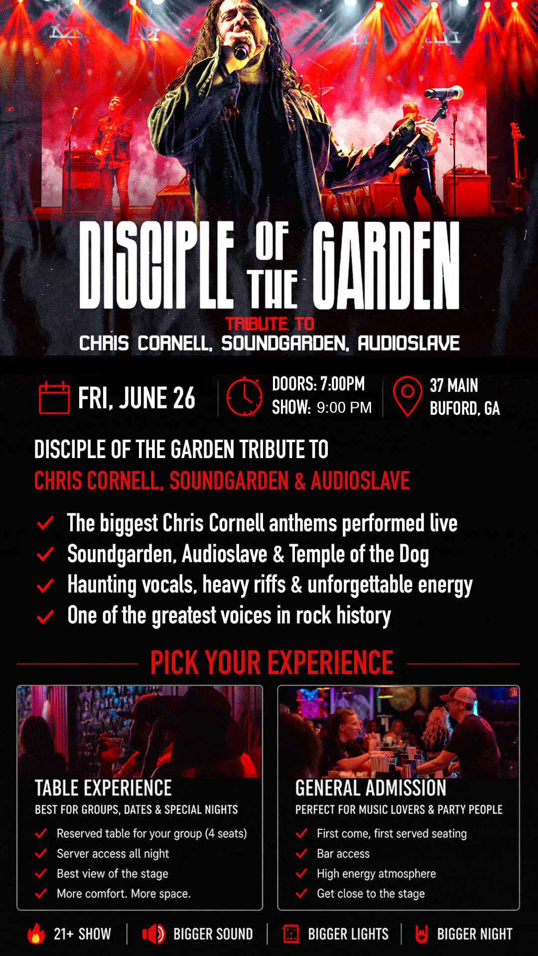 Chris Cornell Tribute Near Atlanta Disciple Of The Garden 37 Main