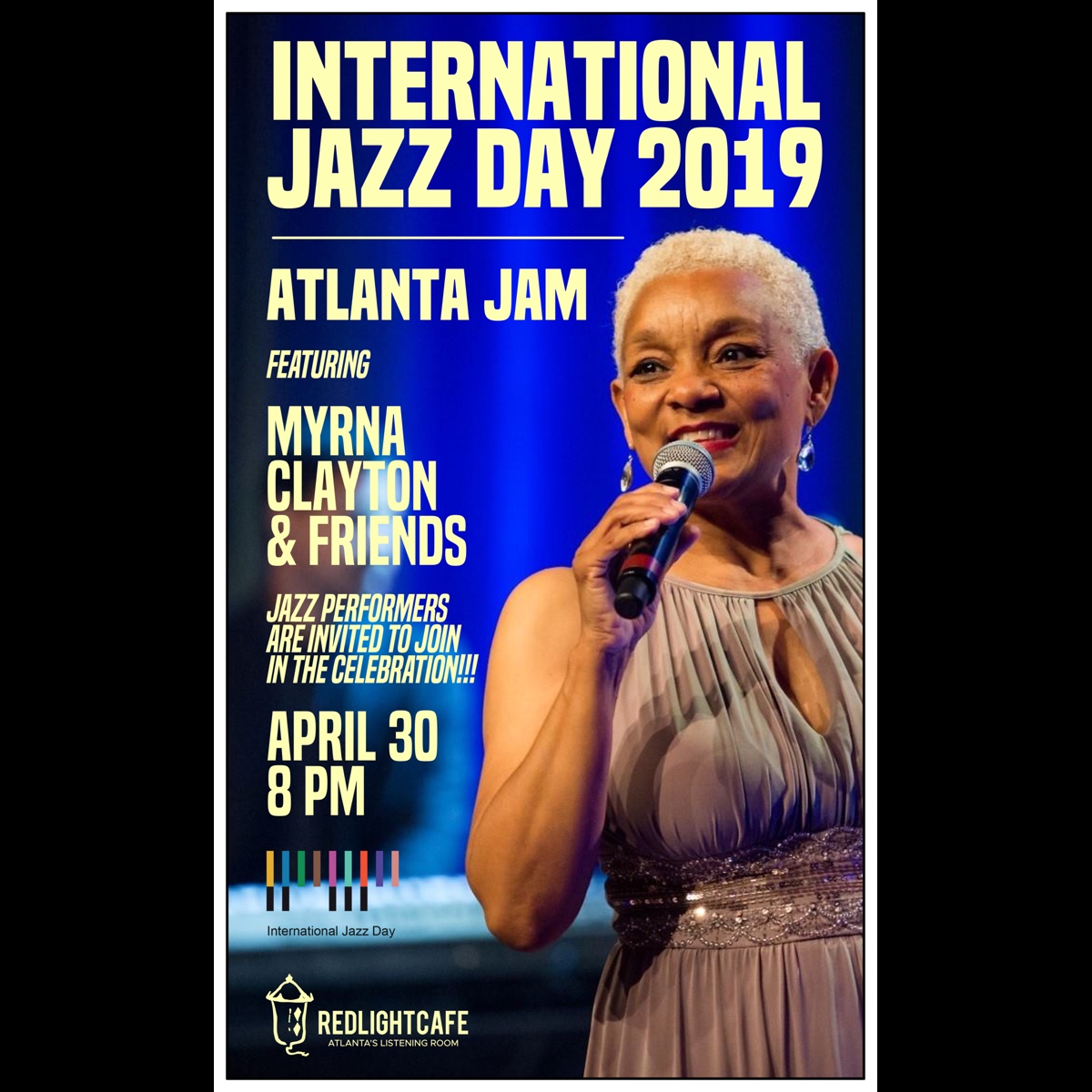 International Jazz Day 2019 Atlanta Jam At Red Light Cafe Atlanta Ga Apr 30 2019 Square