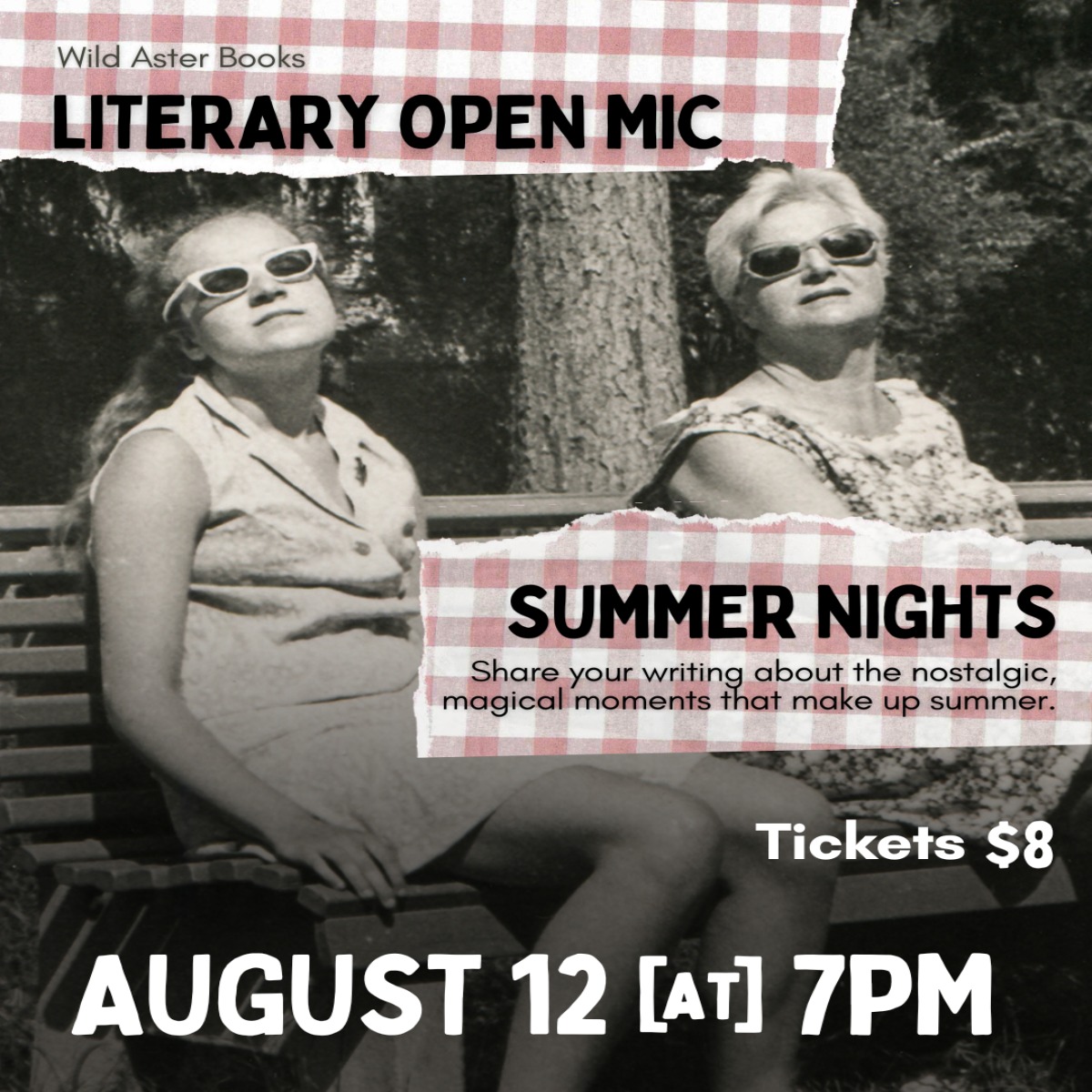 August Literary Open Mic