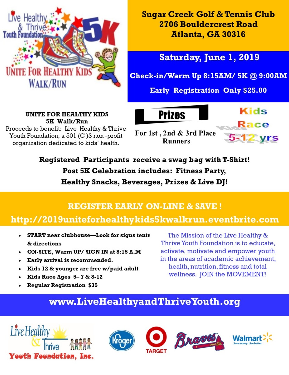 LHTYF 5K Walk 2019 Flyer