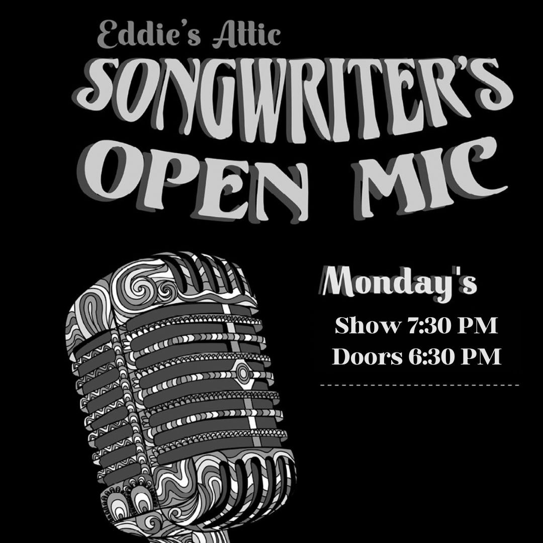 Eddies Attic Songwriters Open Mic Night 1