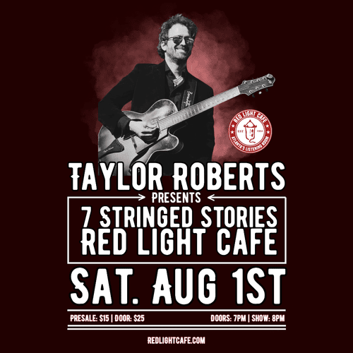 Taylor Roberts Jazz Guitar Red Light Cafe Atlanta Ga Aug 1 2026 SQ