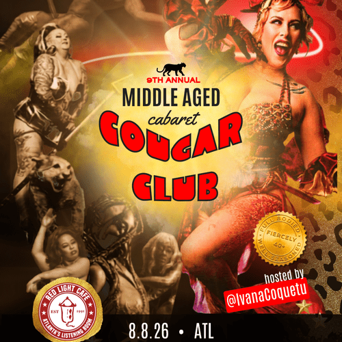 Middle Age Cabaret Cougar Club Red Light Cafe Atlanta Ga Aug 8 2026 FL