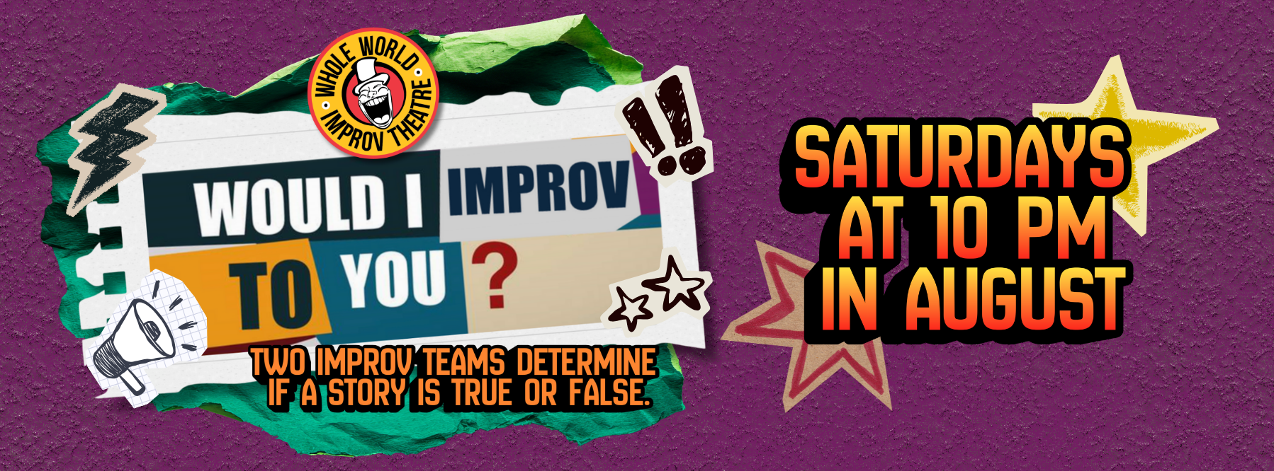 WOULD I IMPROV TO YOU