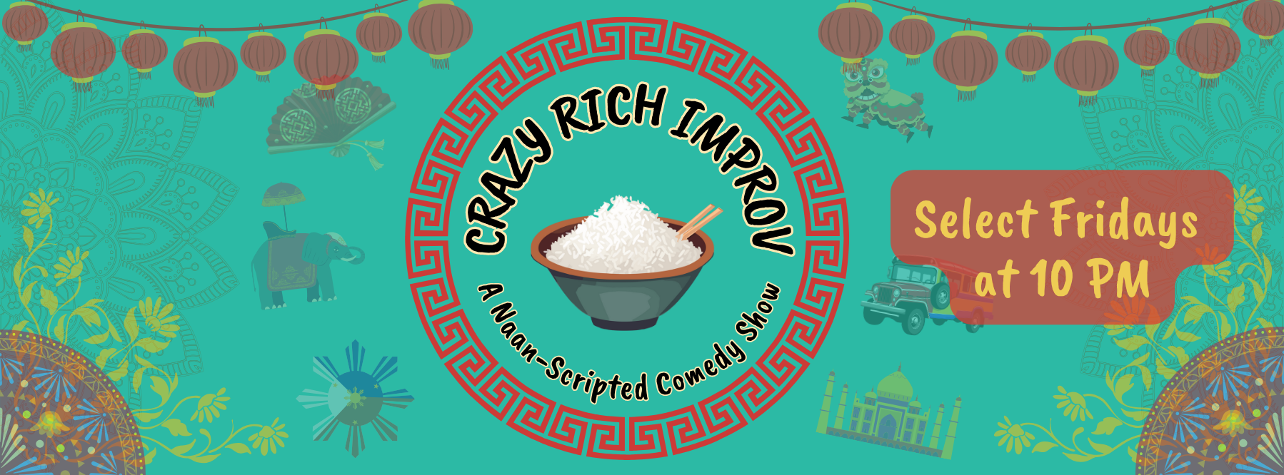 Crazy Rich Improv Banner 2