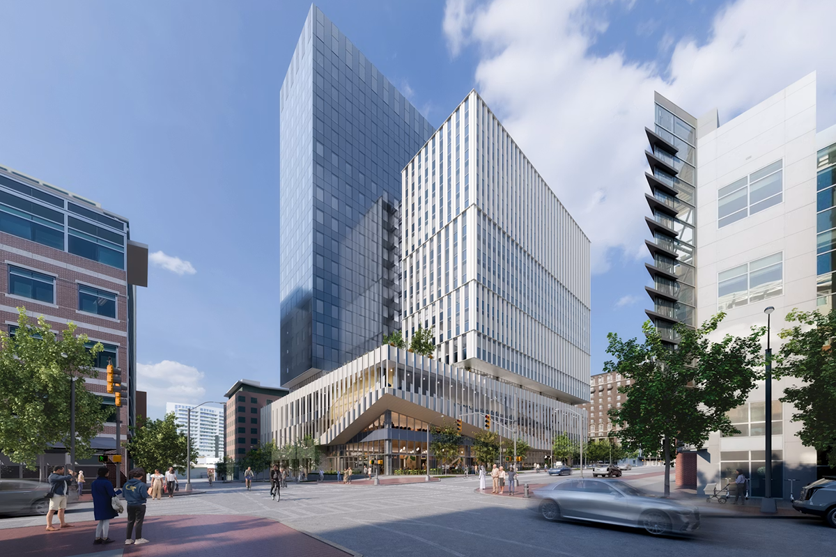 Scheller & George Towers At Tech Square