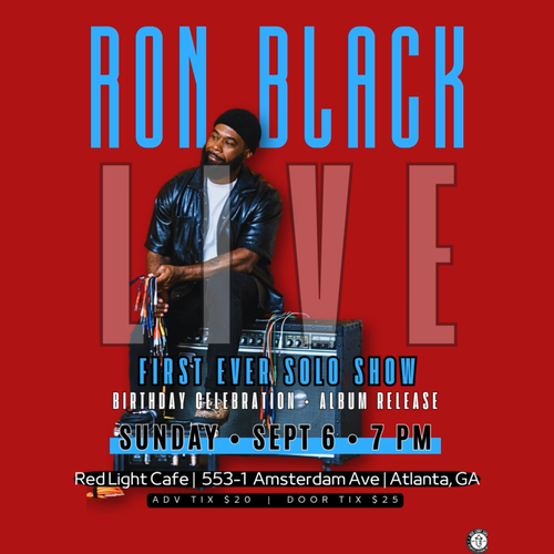 Ron Black Red Light Cafe Atlanta Ga Sep 6 2026 SQ
