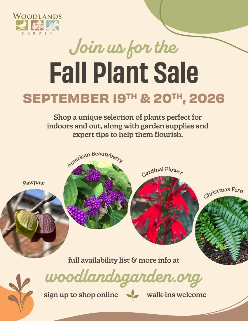2026 Fall Plant Sale Sponsor Poster 2