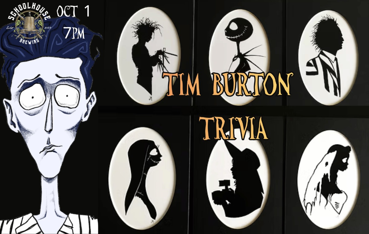 Tim Burton Trivia Oct 1st 7pm
