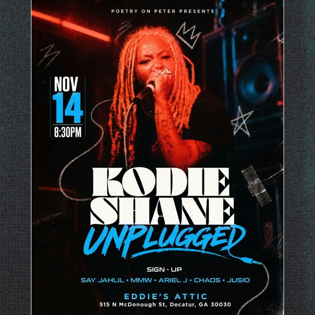 Poetry On Peter Presents Kodie Shane Unplugged