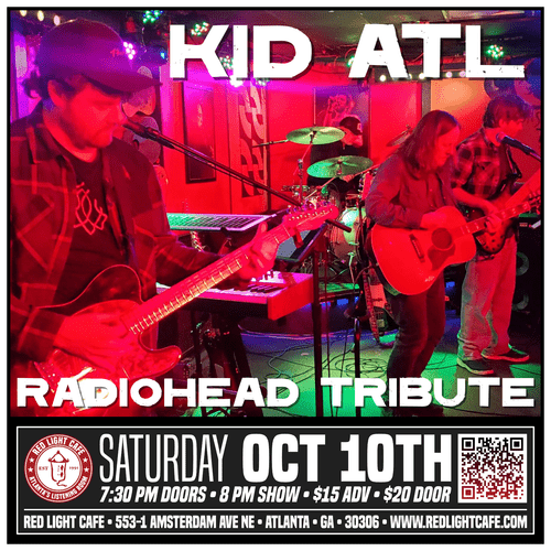 Kid Atl Radiohead Tribute Red Light Cafe Atlanta Ga Oct 10 2026