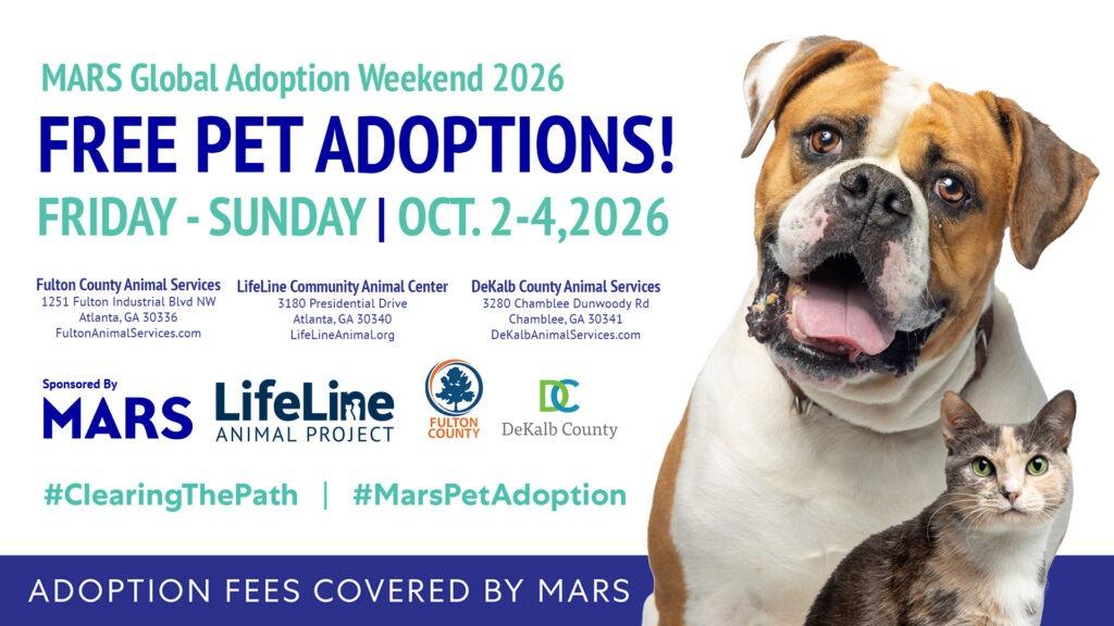 Mars Adoption Weekend Banner
