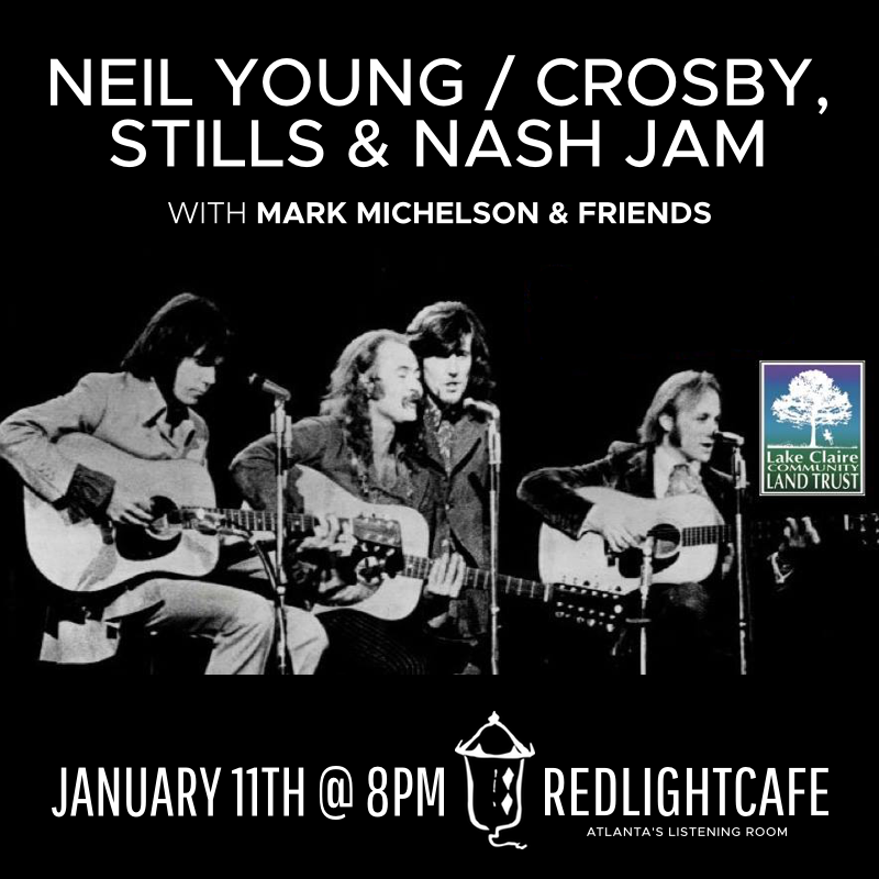 Neil Young Crosby Stills Nash Jam At Red Light Cafe Atlanta Ga Jan 11 2018 Square
