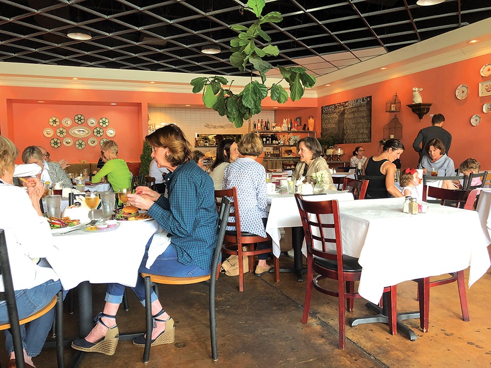 CAFE LAPIN: The ladies who lunch — with me. Photo: Cliff Bostock.
