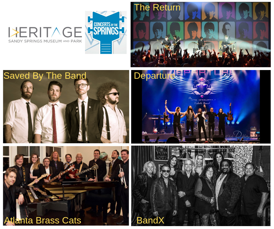 2019 Heritage Sandy Springs Museum And Park Concerts By The Springs