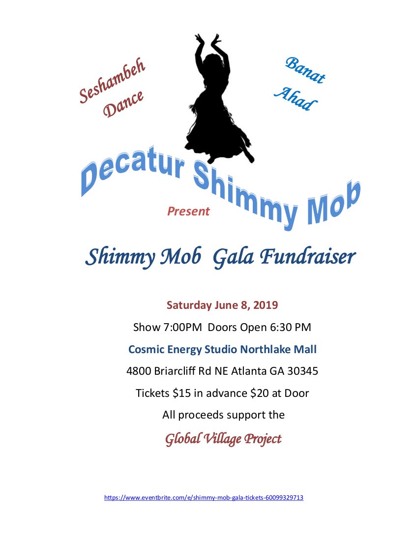 2019 Shimmy Mob Flyer